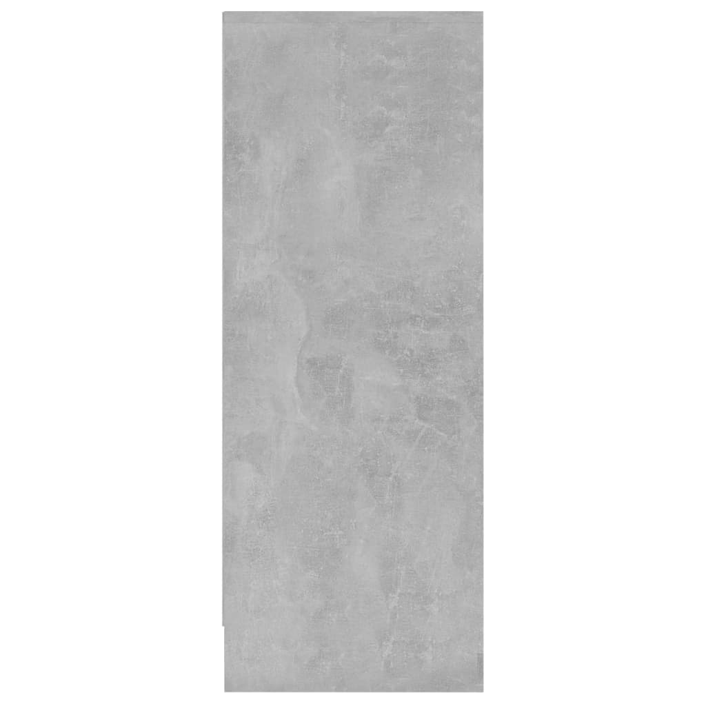 Scarpiera Grigio Cemento 60x35x92 cm in Truciolato - homemem39