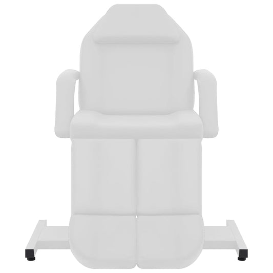 Poltrona da Estetista in Similpelle Bianca 180x62x78 cm - homemem39