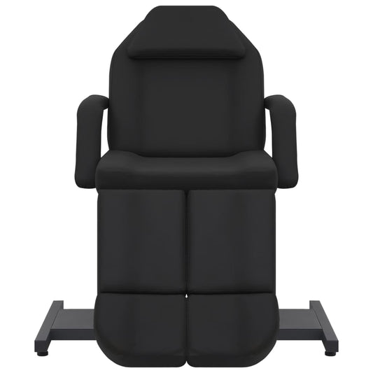 Poltrona da Estetista in Similpelle Nera 180x62x78 cm - homemem39