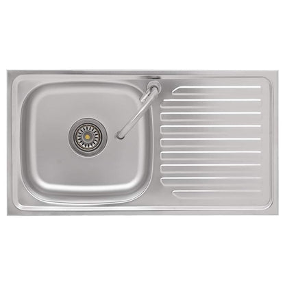 Lavello da Campeggio Vasca Singola con Rubinetto Acciaio Inox | homemem39
