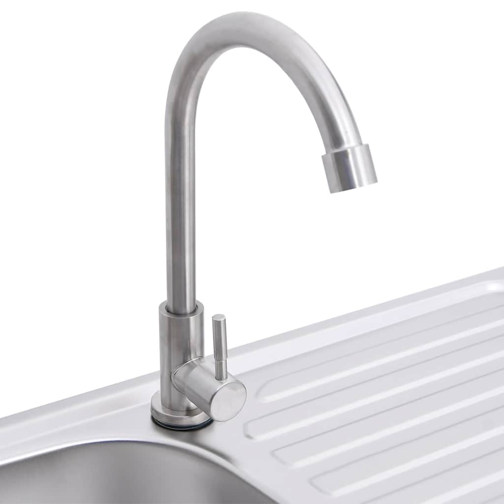 Lavello da Campeggio Vasca Singola con Rubinetto Acciaio Inox | homemem39