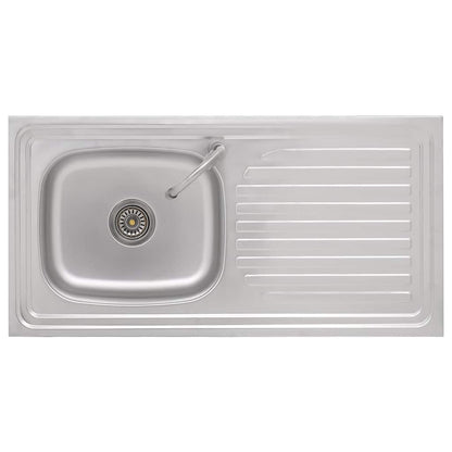 Lavello da Campeggio Vasca Singola con Rubinetto Acciaio Inox | homemem39