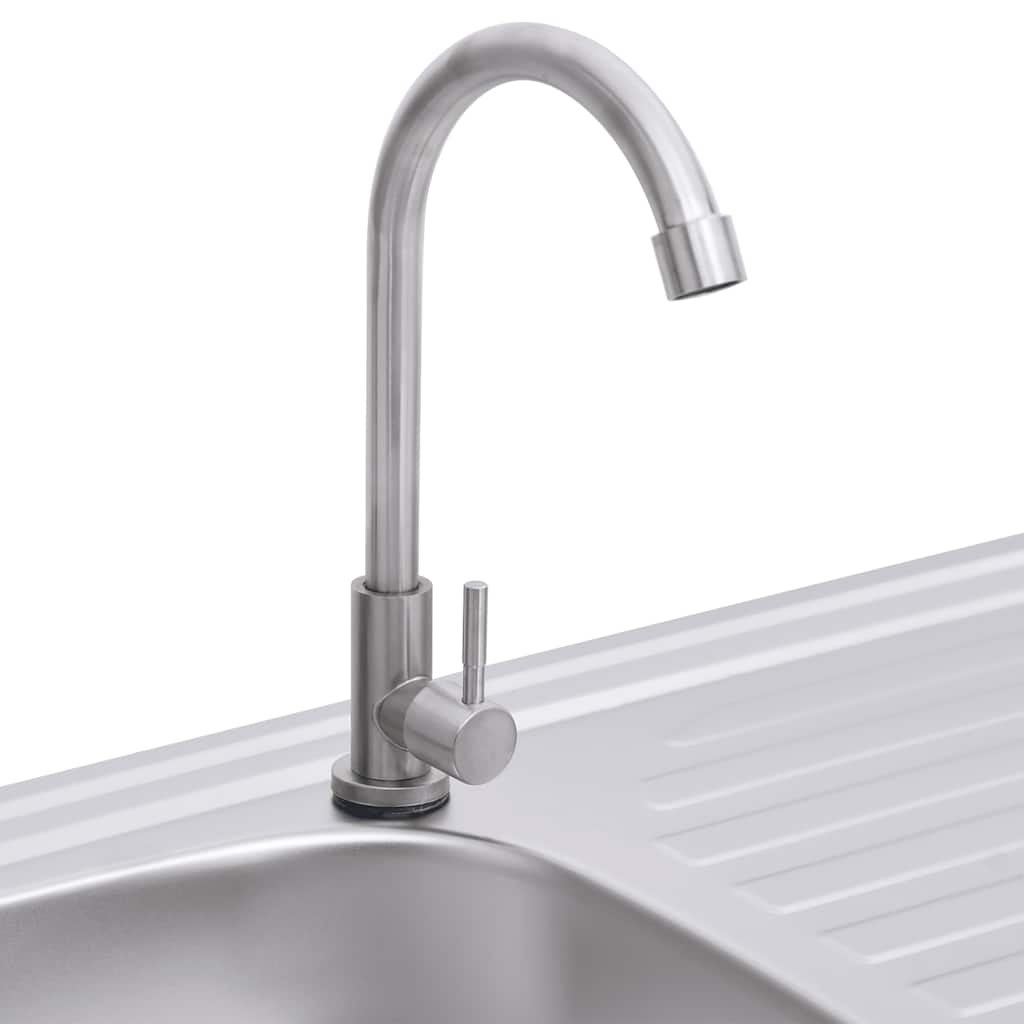 Lavello da Campeggio Vasca Singola con Rubinetto Acciaio Inox | homemem39