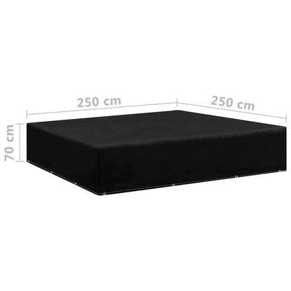 Coperture Arredi Giardino 2 pz 12 Occhielli 250x250x70 cm | homemem39