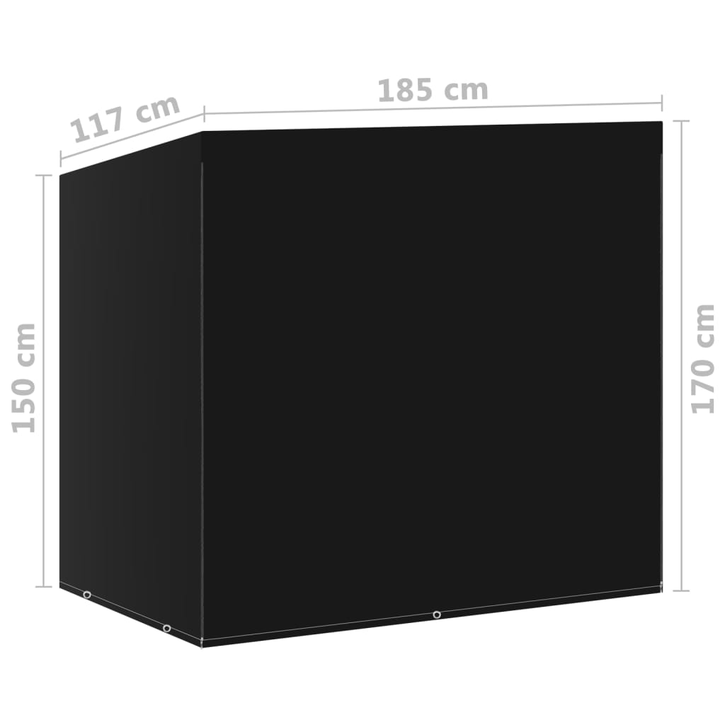 Teli di Copertura per Dondolo 2 pz 6 Occhielli 185x117x170 cm | homemem39