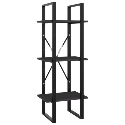 Libreria a 5 Ripiani Grigia 40x30x175 cm in Legno Multistrato | homemem39