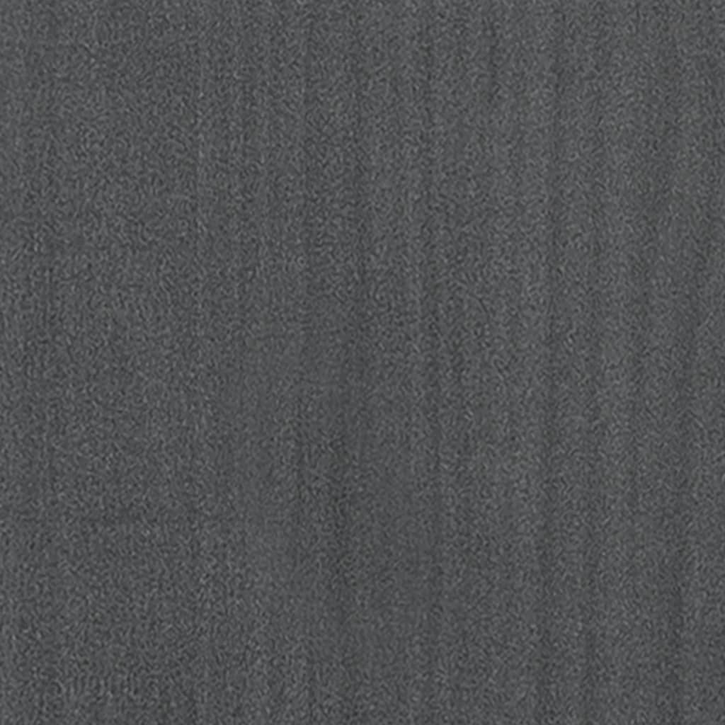 Libreria a 5 Ripiani Grigia 40x30x175 cm in Legno di Pino | homemem39