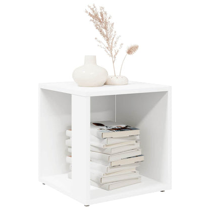 Tavolino Bianco 33x33x34,5 cm in Legno Multistrato | homemem39