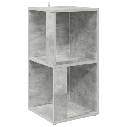 Armadio Angolare Grigio Cemento 33x33x67 cm in Truciolato