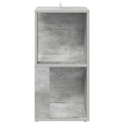 Armadio Angolare Grigio Cemento 33x33x67 cm in Truciolato