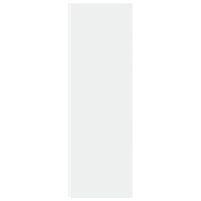 Armadio Angolare Bianco 33x33x100 cm in Truciolato