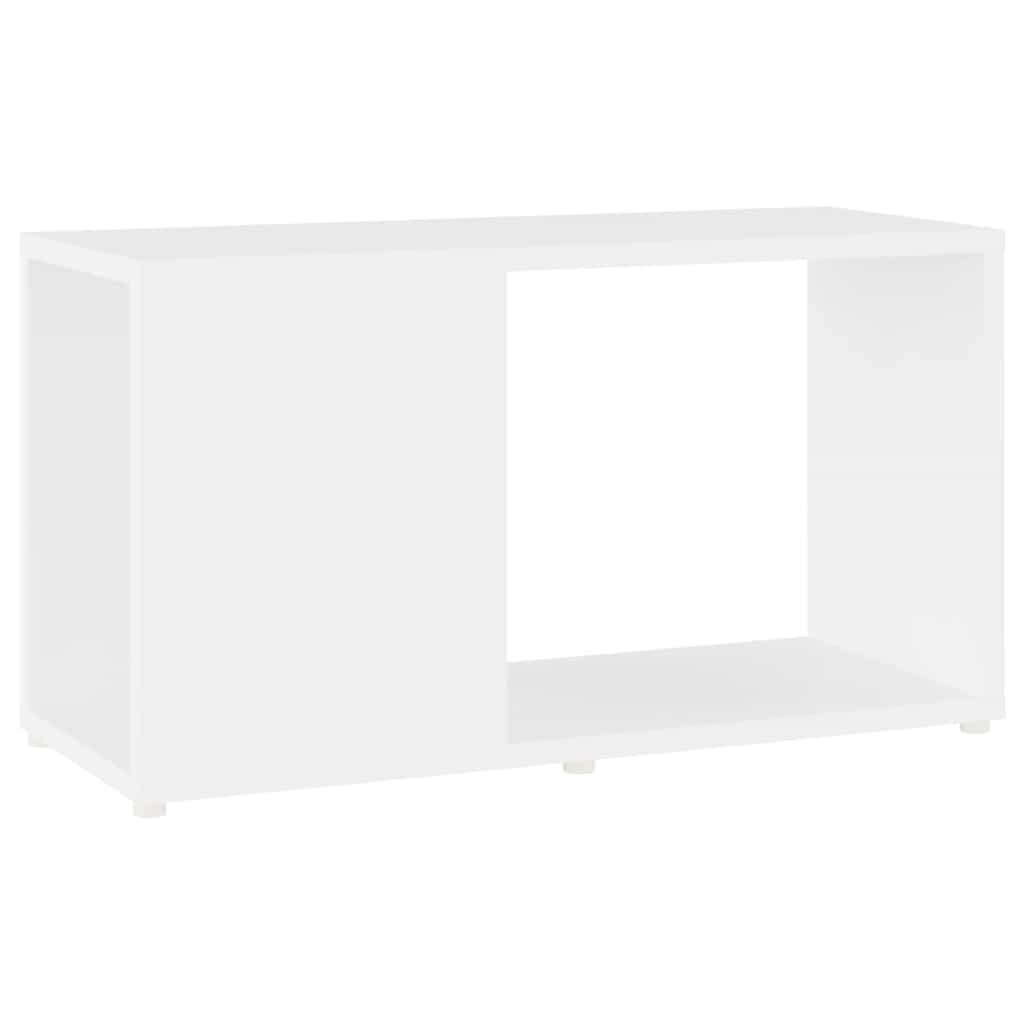 Mobile Porta TV Bianco 60x24x32 cm in Legno Multistrato