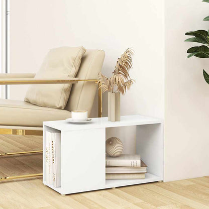 Mobile Porta TV Bianco 60x24x32 cm in Legno Multistrato | homemem39