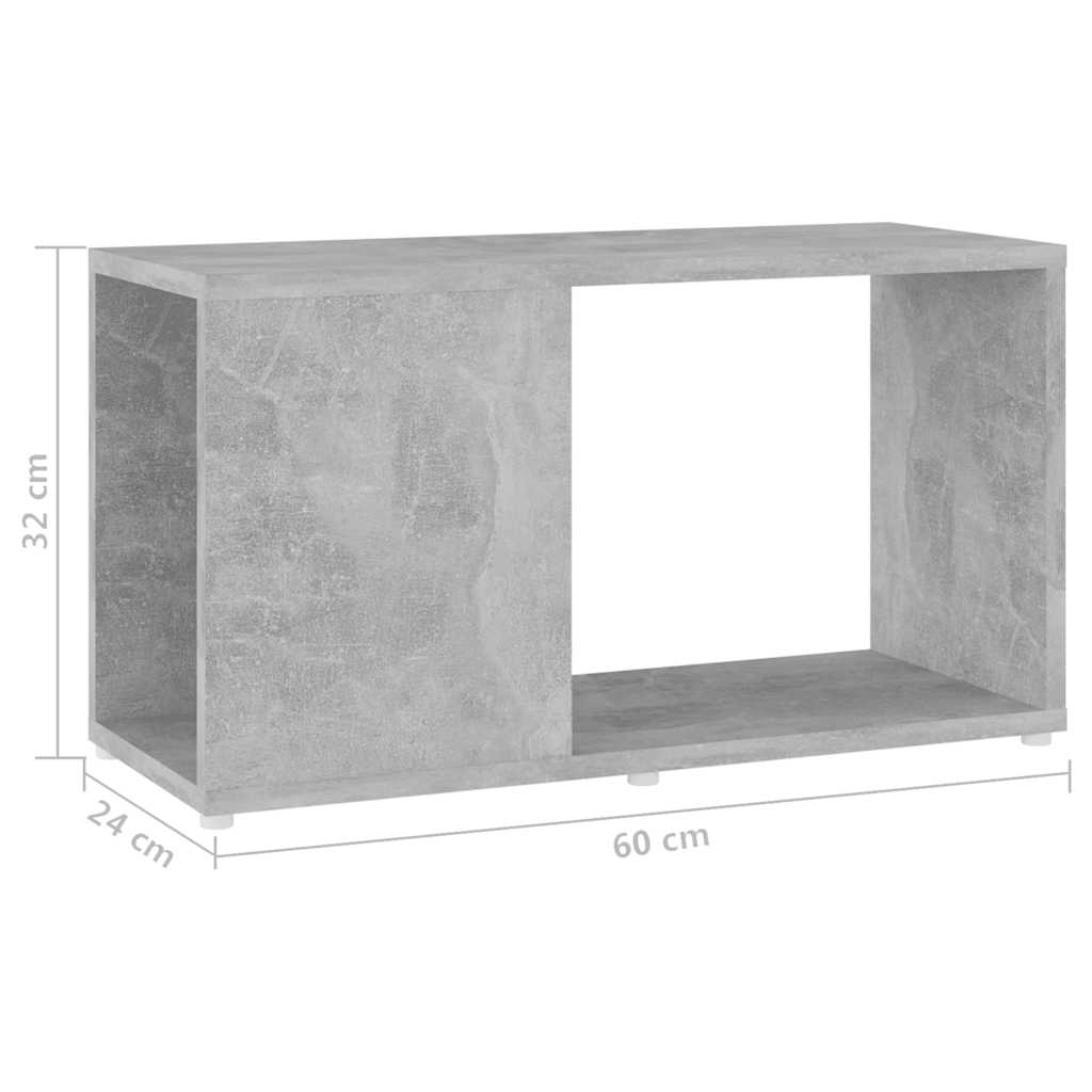 Mobile TV Grigio Cemento 60x24x32 cm in Truciolato | homemem39