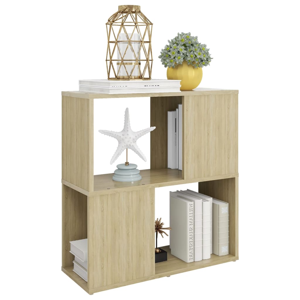 Libreria Rovere Sonoma 60x24x63 cm in Truciolato | homemem39
