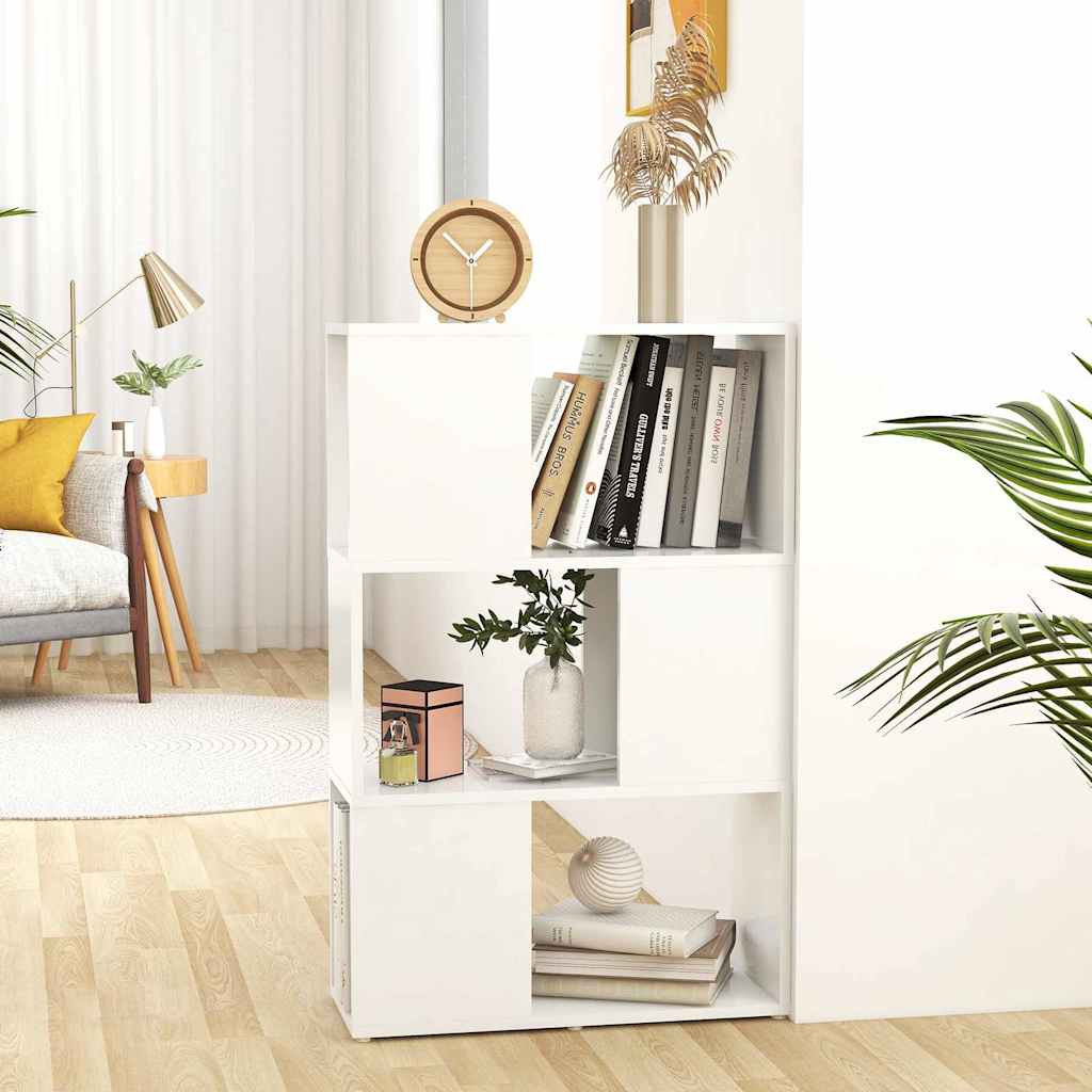 Libreria/Divisorio Bianco 60x24x96 cm in Legno Multistrato | homemem39