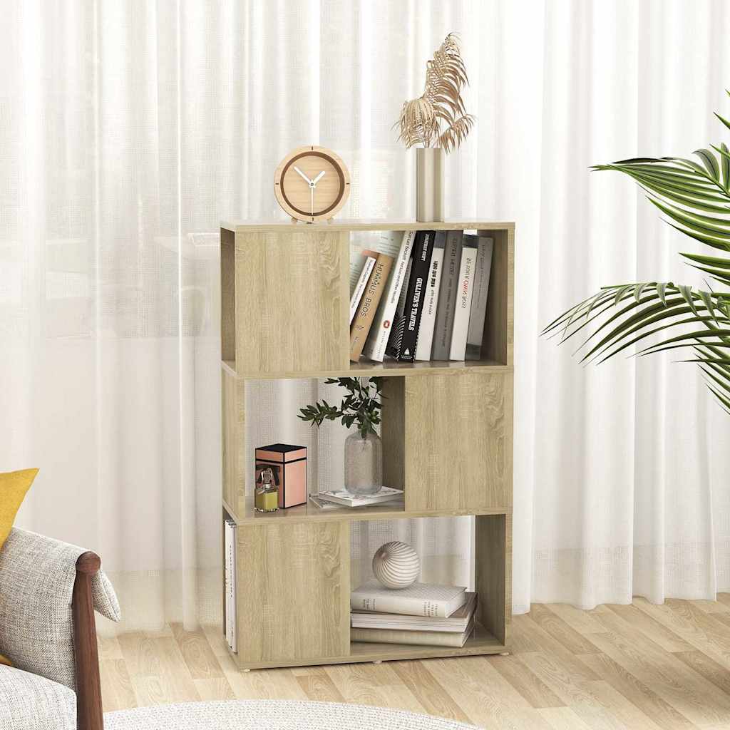 Libreria/Divisorio Rovere Sonoma 60x24x94 cm in Truciolato