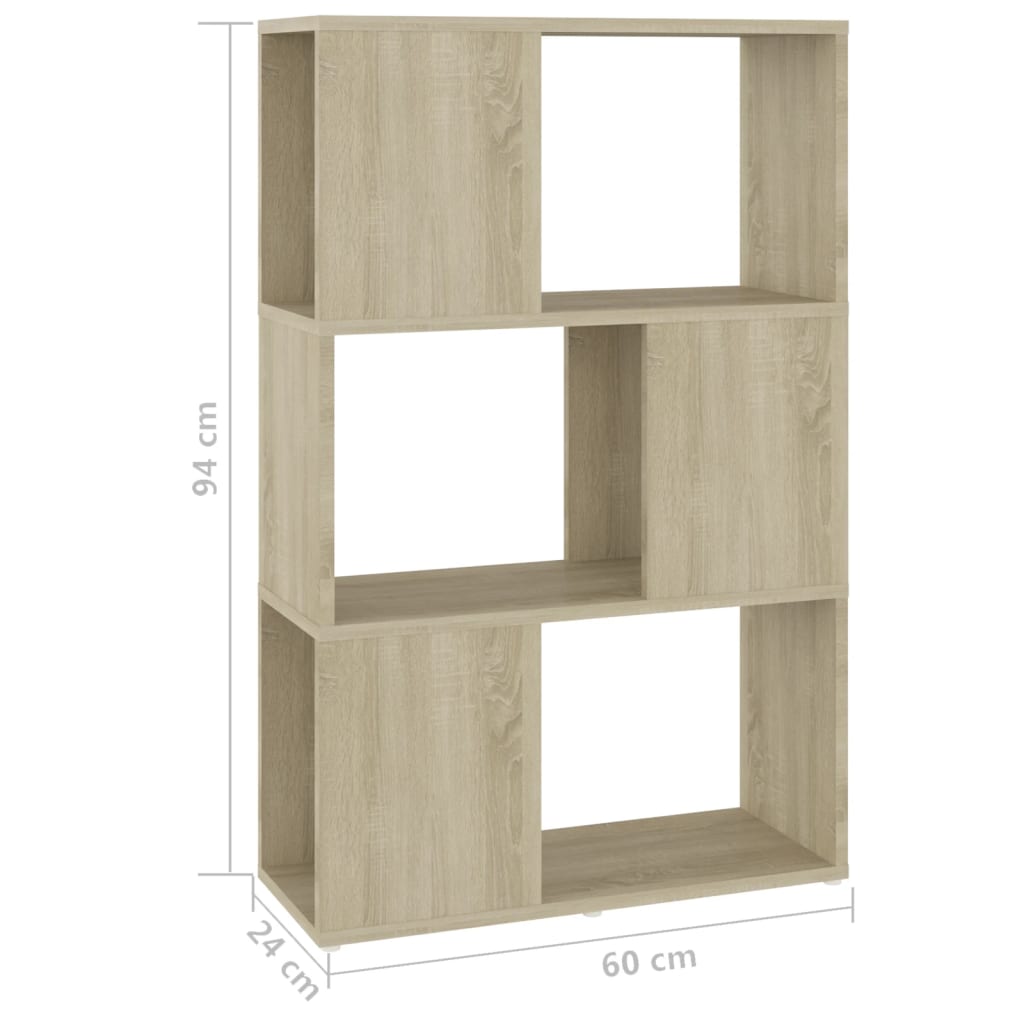 Libreria/Divisorio Rovere Sonoma 60x24x94 cm in Truciolato | homemem39