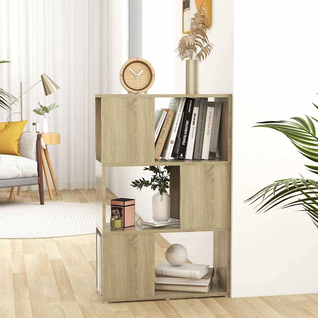 Libreria/Divisorio Rovere Sonoma 60x24x94 cm in Truciolato