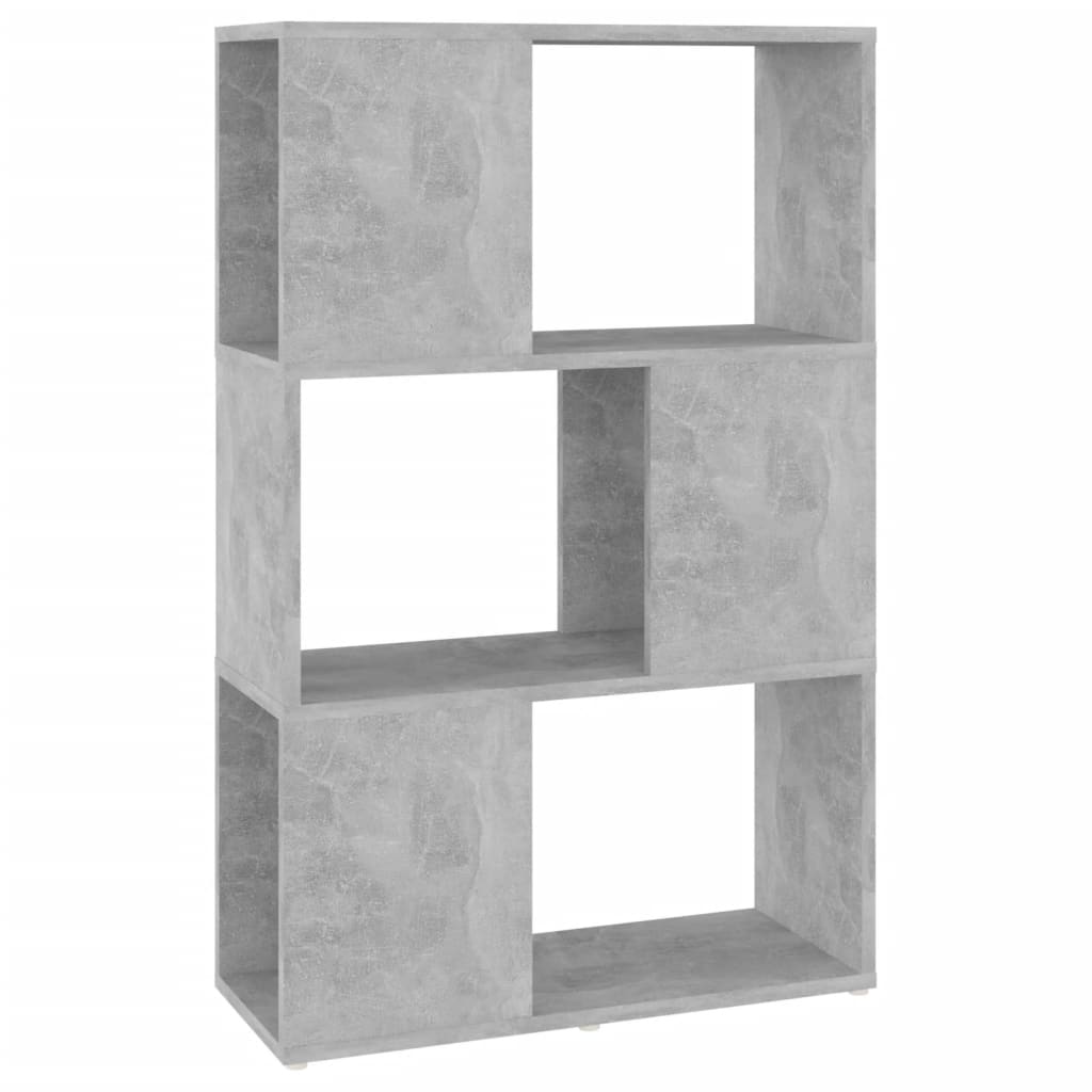 Libreria/Divisorio Grigio Cemento 60x24x94 cm in Truciolato | homemem39