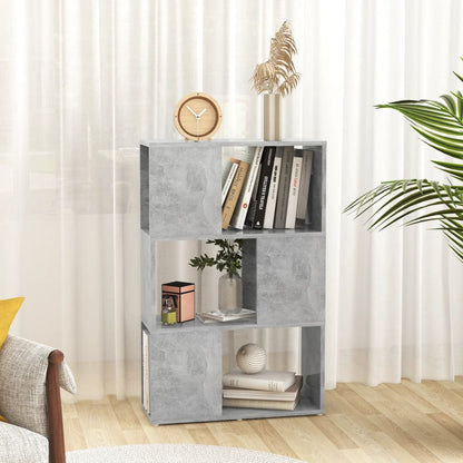 Libreria/Divisorio Grigio Cemento 60x24x94 cm in Truciolato