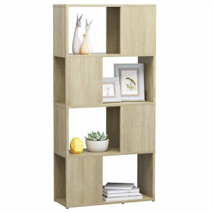 Libreria/Divisorio Rovere Sonoma 60x24x124,5 cm in Truciolato