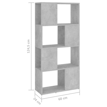 Libreria/Divisorio Grigio Cemento 60x24x124,5 cm | homemem39