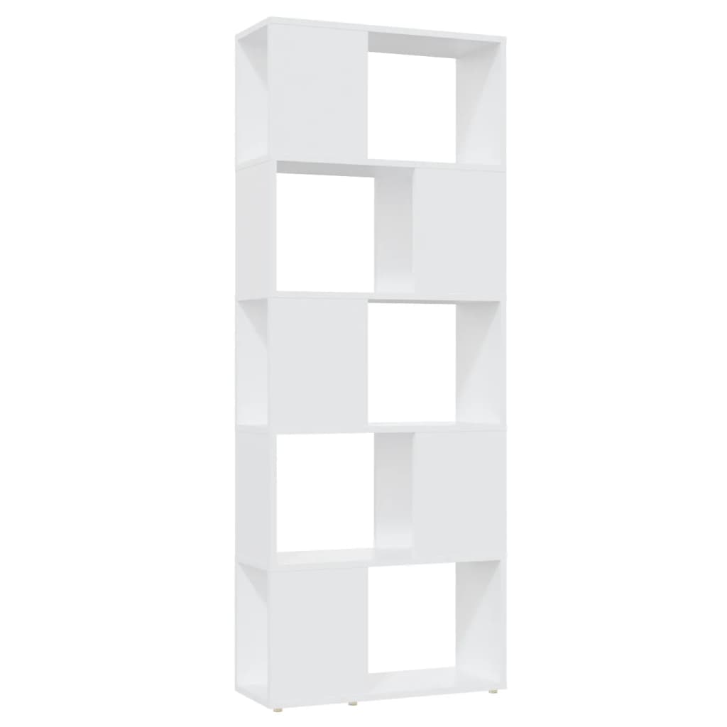 Libreria/Divisorio Bianco 60x24x155 cm in Truciolato | homemem39