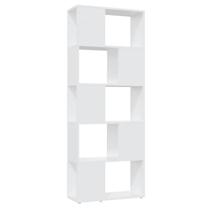 Libreria/Divisorio Bianco 60x24x155 cm in Truciolato | homemem39