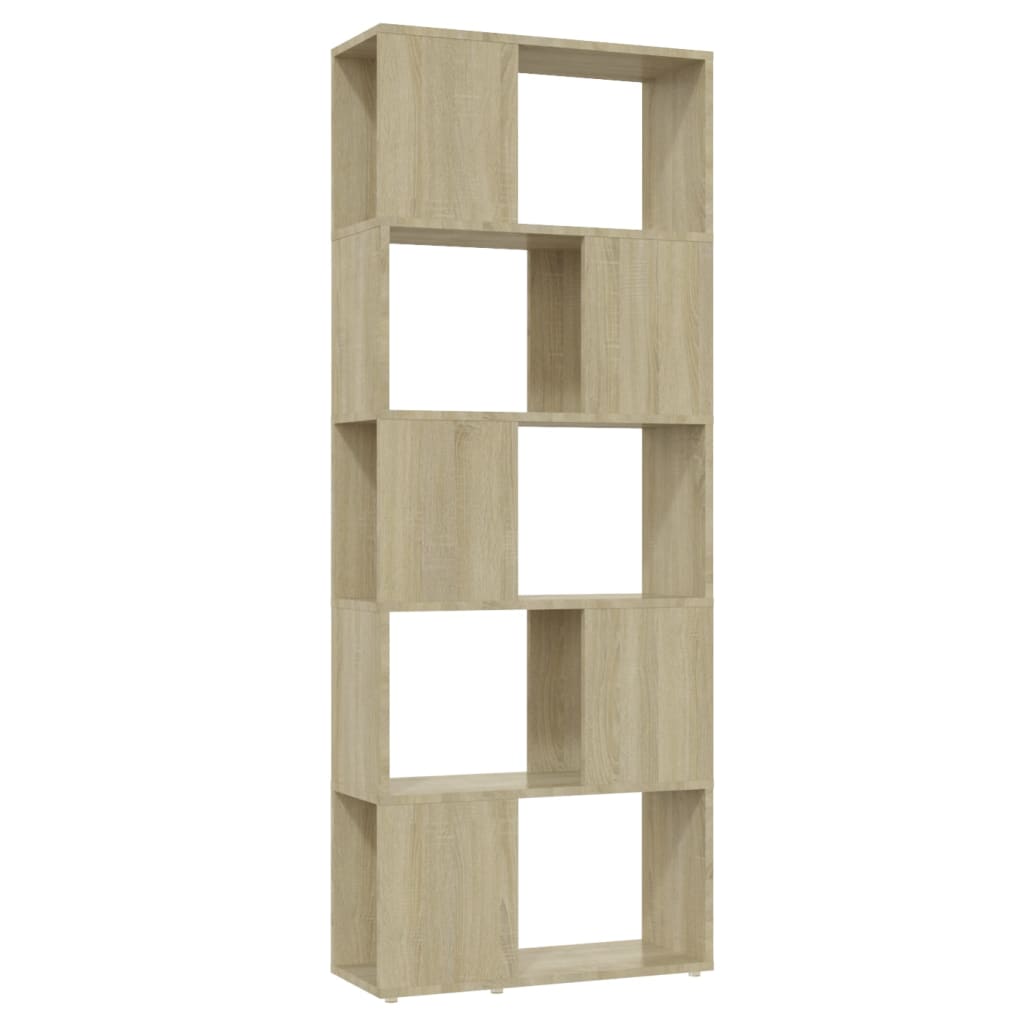 Libreria/Divisorio Rovere Sonoma 60x24x155 cm | homemem39