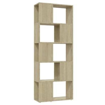 Libreria/Divisorio Rovere Sonoma 60x24x155 cm | homemem39