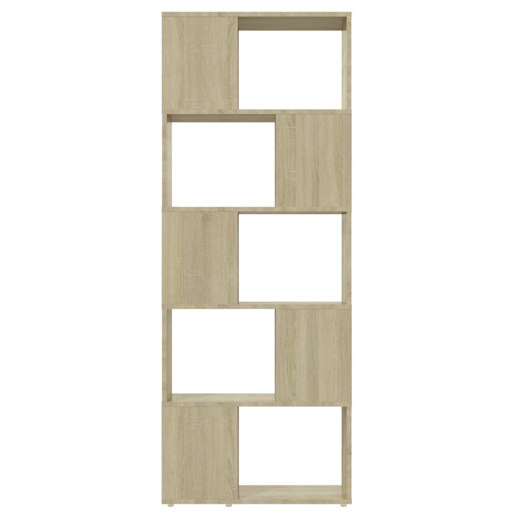Libreria/Divisorio Rovere Sonoma 60x24x155 cm | homemem39