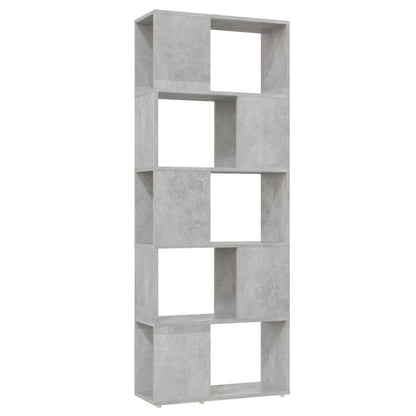 Libreria/Divisorio Grigio Cemento 60x24x155 cm | homemem39