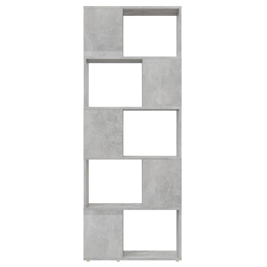 Libreria/Divisorio Grigio Cemento 60x24x155 cm | homemem39