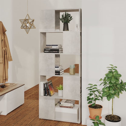 Libreria/Divisorio Grigio Cemento 60x24x155 cm | homemem39