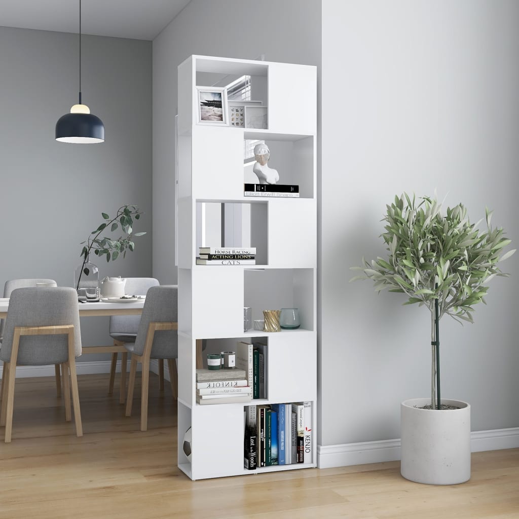 Libreria/Divisorio Bianco 60x24x186 cm