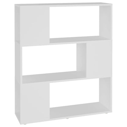 Libreria/Divisorio Bianco 80x24x94 cm in Legno Multistrato | homemem39