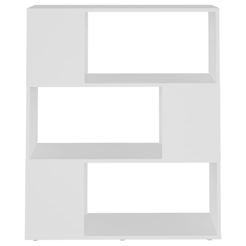 Libreria/Divisorio Bianco 80x24x94 cm in Legno Multistrato | homemem39