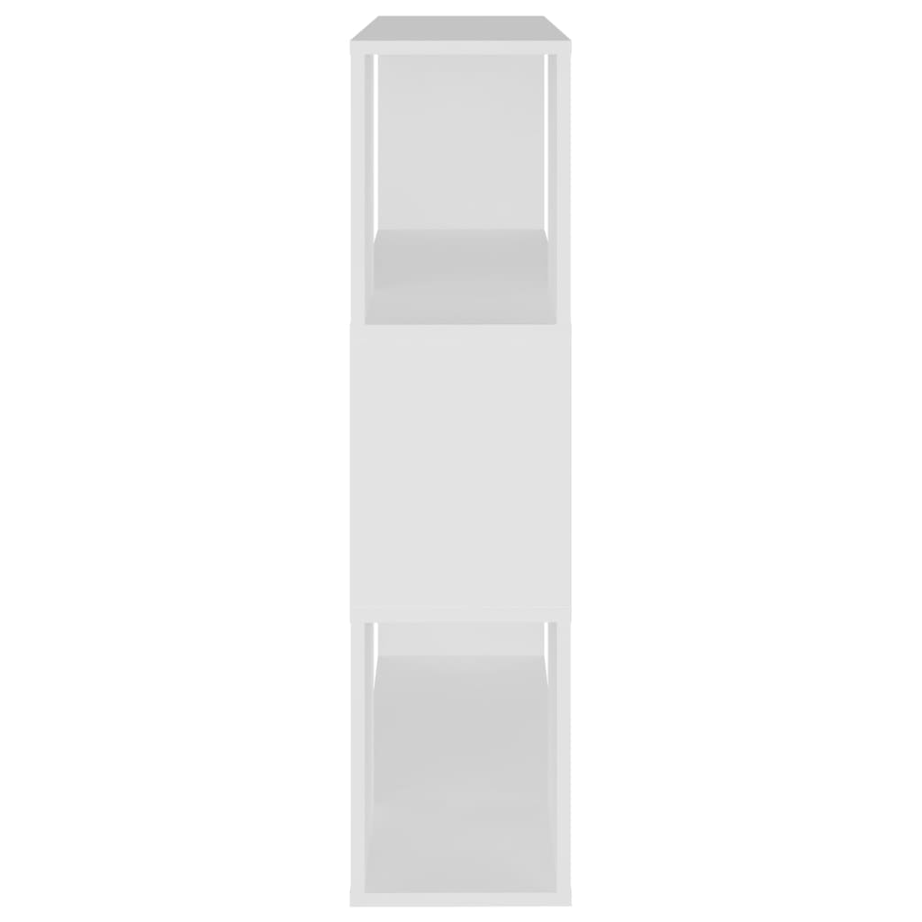 Libreria/Divisorio Bianco 80x24x94 cm in Legno Multistrato | homemem39