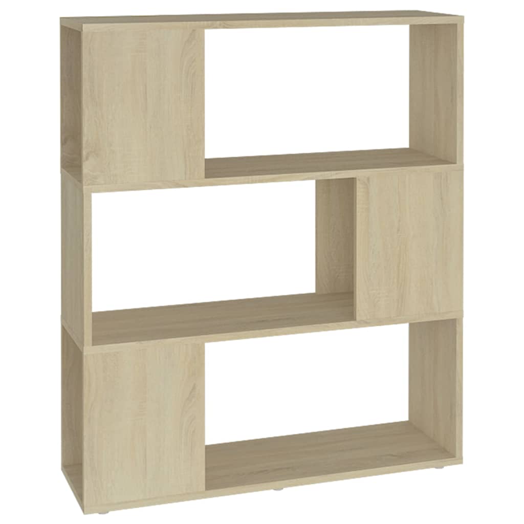 Libreria/Divisorio Rovere Sonoma 80x24x94 cm in Truciolato