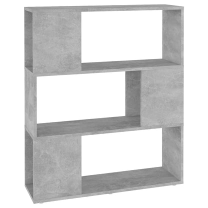 Libreria/Divisorio Grigio Cemento 80x24x94 cm in Truciolato | homemem39