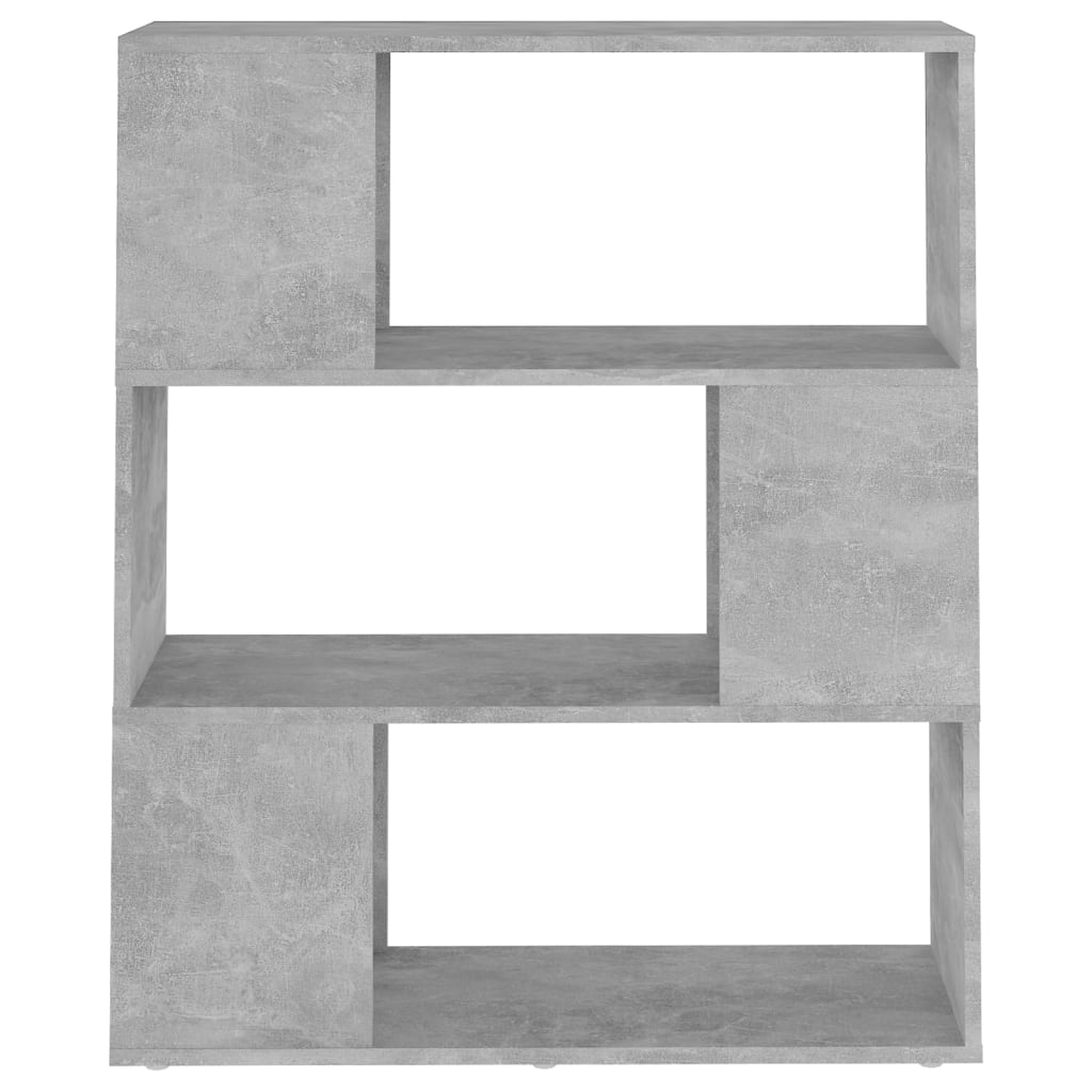 Libreria/Divisorio Grigio Cemento 80x24x94 cm in Truciolato | homemem39