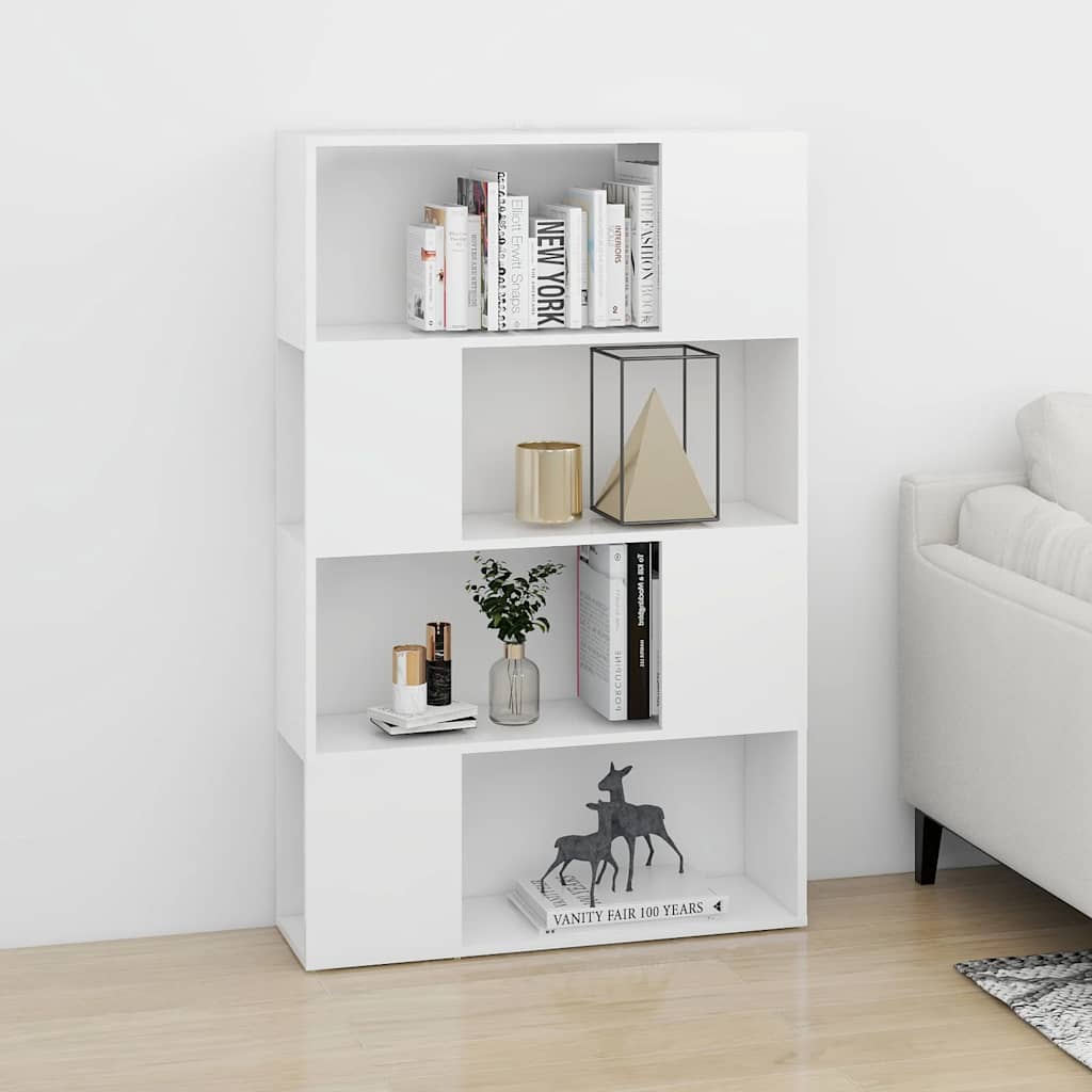 Libreria/Divisorio Bianco 80x24x124,5 cm in Truciolato | homemem39