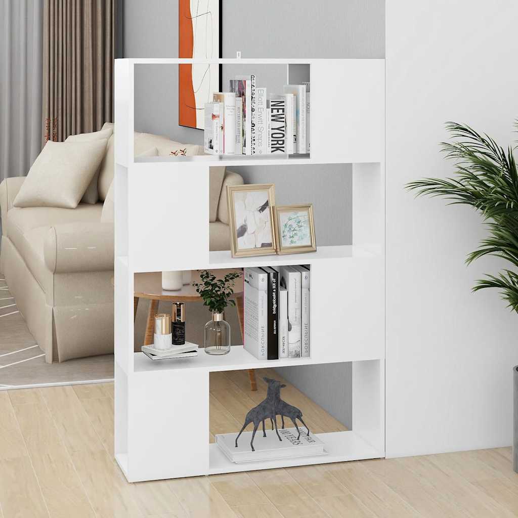 Libreria/Divisorio Bianco 80x24x124,5 cm in Truciolato | homemem39