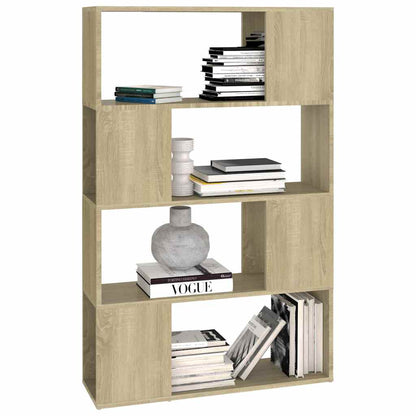 Libreria/Divisorio Rovere Sonoma 80x24x124,5 cm in Truciolato