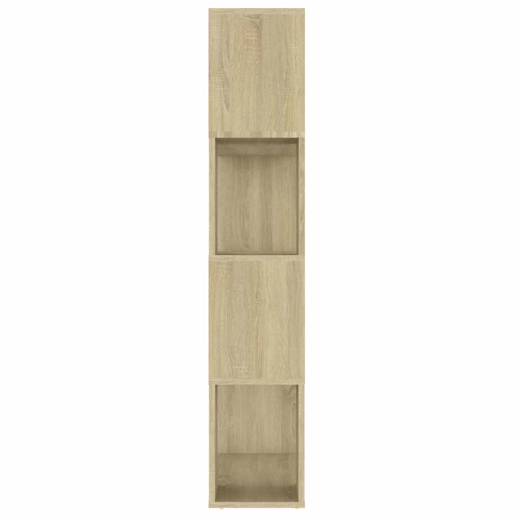 Libreria/Divisorio Rovere Sonoma 80x24x124,5 cm in Truciolato