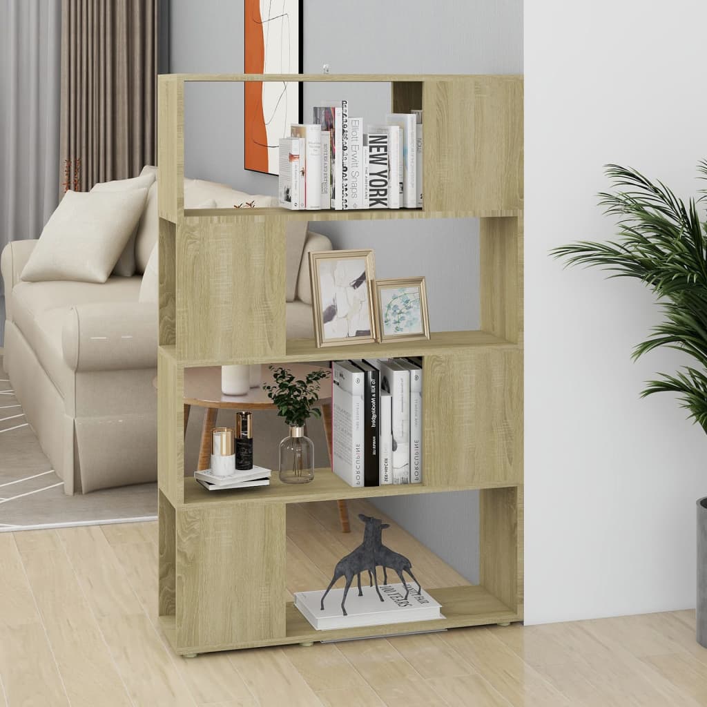 Libreria/Divisorio Rovere Sonoma 80x24x124,5 cm in Truciolato | homemem39