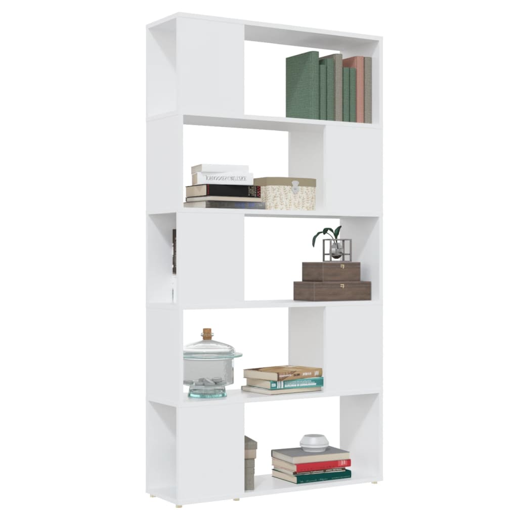 Libreria/Divisorio Bianco 80x24x155 cm in Truciolato | homemem39