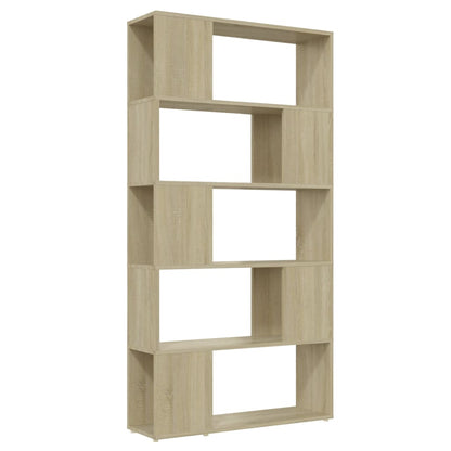 Libreria Divisorio Rovere Sonoma 80x24x155 cm in Truciolato | homemem39