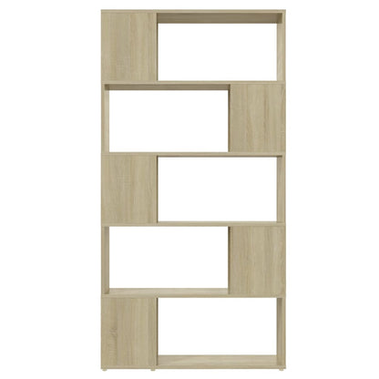 Libreria Divisorio Rovere Sonoma 80x24x155 cm in Truciolato | homemem39